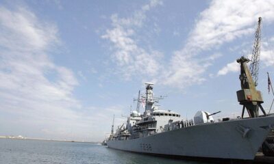 Russian submarine hit Royal Navy warship sonar in North Atlantic