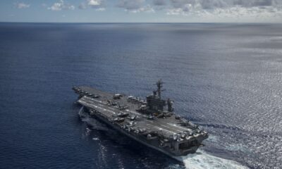 US Navy tries to salvage fighter jet that fell into South China Sea