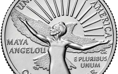 Maya Angelou becomes first Black woman to appear on a US quarter