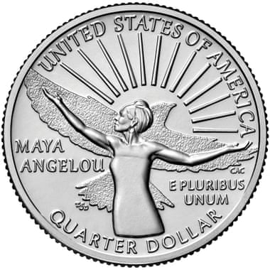 Maya Angelou becomes first Black woman to appear on a US quarter