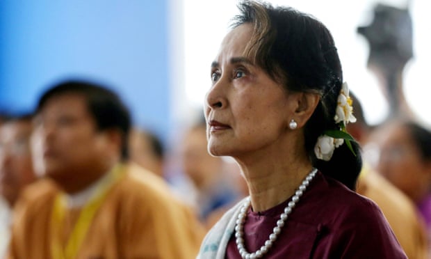 Aung San Suu Kyi handed four-year jail term in military ‘courtroom circus’