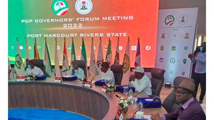 Nine PDP govs arrive Rivers govt house for meeting