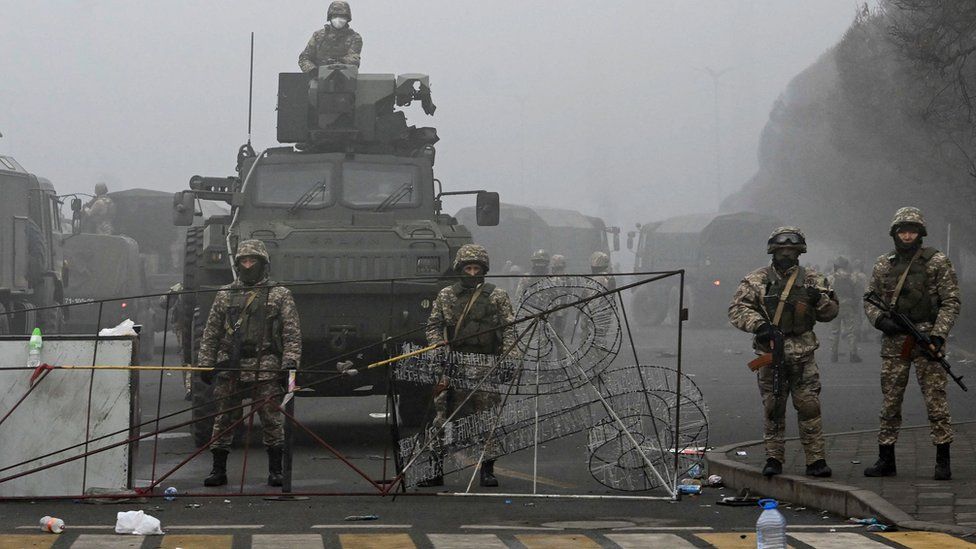 Kazakhstan unrest: Dozens killed in crackdown
