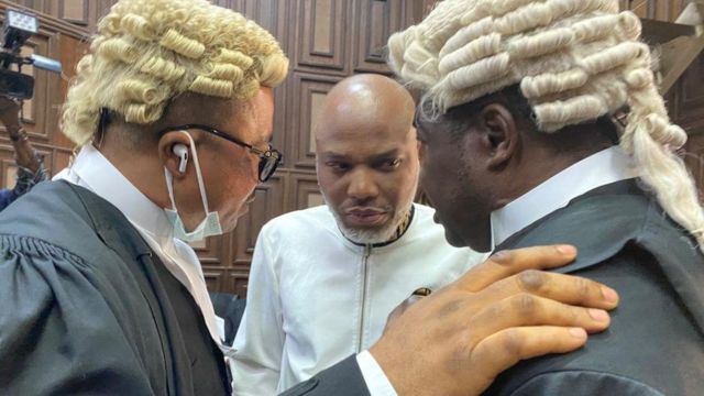 IPOB: Kanu may go blind in DSS detention, Ozekhome tells court