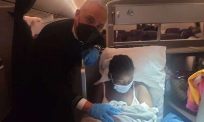 Woman gives birth to baby over Atlantic during flight from Ghana to U.S