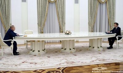 Ukraine crisis: Putin says Macron made 'realistic' proposals