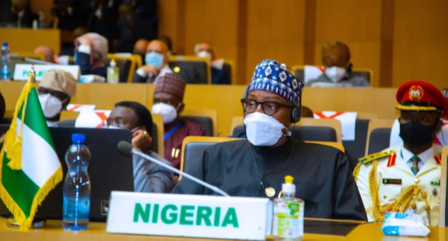 Buhari departs Abuja for EU-AU Summit in Belgium