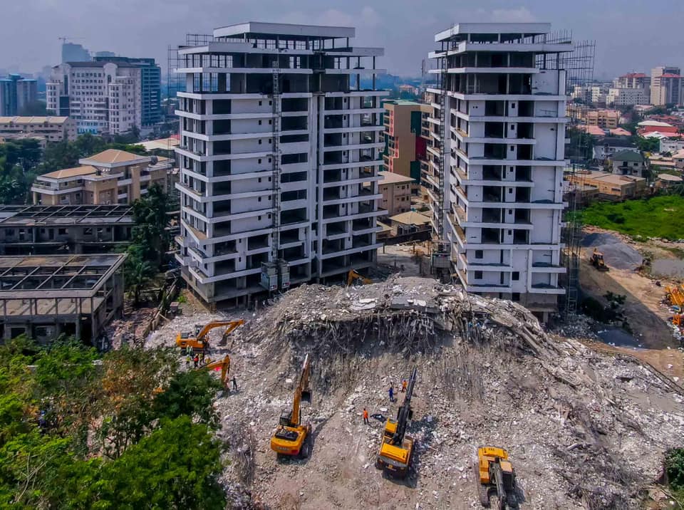 Ikoyi building collapse: Lagos to demolish remaining skyscrapers, prosecute culpable officials