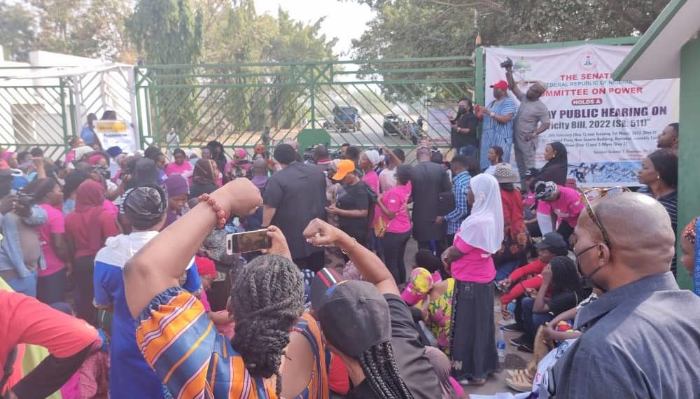 Again, women group storms NASS complex, protests gender discriminatory bills