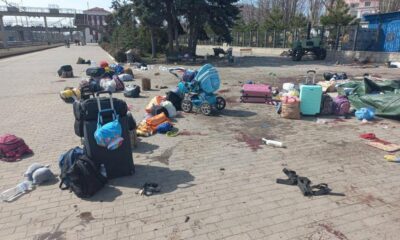 Missile kills 30 evacuees at busy Ukrainian train station