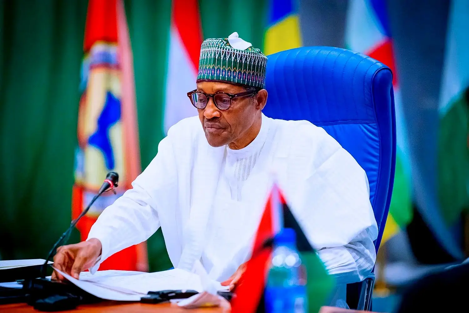 My govt has created the best environment for business in Nigeria —Buhari