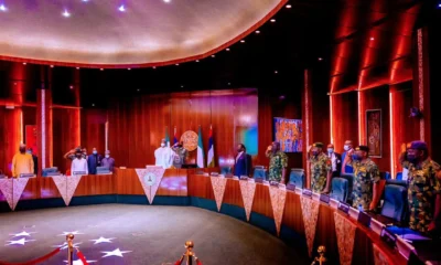 Just In: Buhari Meets Heads Of Security Agencies, Ministers