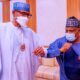 Buhari, Tambuwal meet behind closed-door at Villa