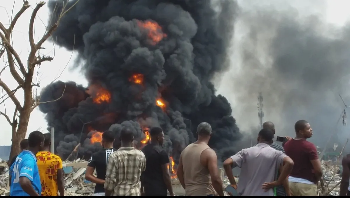 Many Feared Dead, Properties Destroyed In Petrol Tanker Fire In Lagos