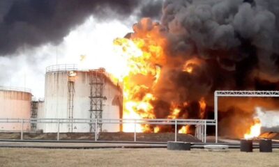 Russia accuses Ukraine of attacking oil depot