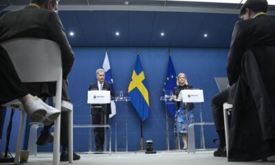 Finland, Sweden submit NATO membership application