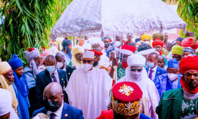 Buhari Meets Victims Of Kano Explosion, Says He Is Extremely Pained