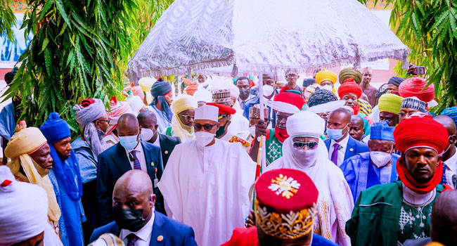 Buhari Meets Victims Of Kano Explosion, Says He Is Extremely Pained