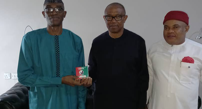 JUST IN: Peter Obi Joins Labour Party After Dumping PDP