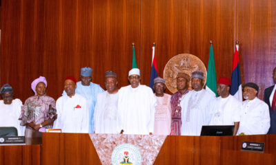 Buhari bids farewell to outgoing ministers
