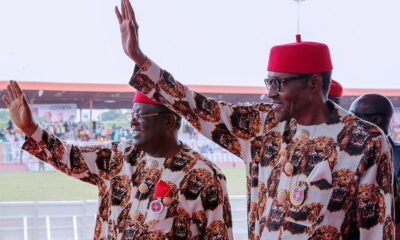 Tight security as Buhari arrives to Ebonyi for two-day working visit