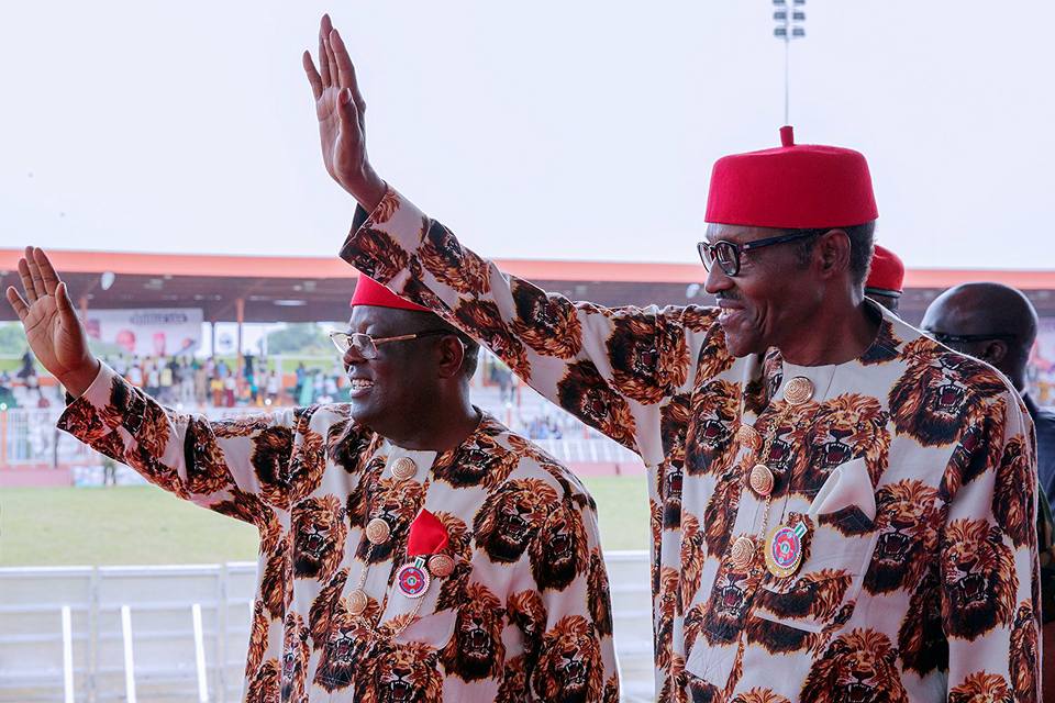 Tight security as Buhari arrives to Ebonyi for two-day working visit