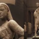 Pregnant Rihanna honoured with marble statute at 2022 Met Gala