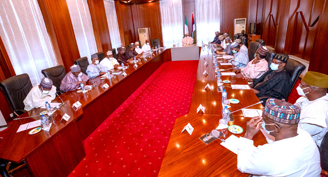 APC Northern Governors Meet Buhari, Insist On Southern Presidential Candidate
