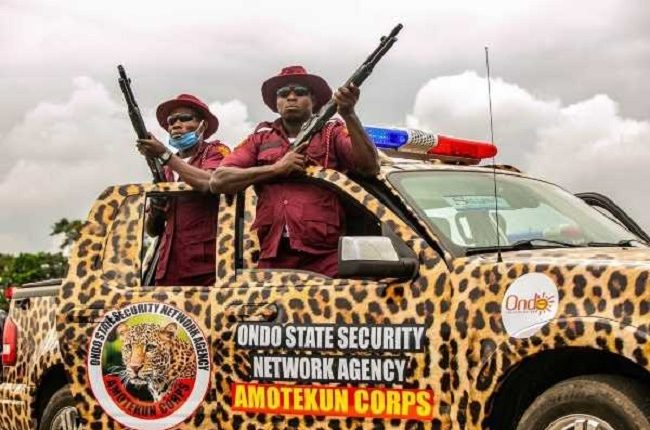 Amotekun Corps Arrest Persons In Connection With Owo Church Attack