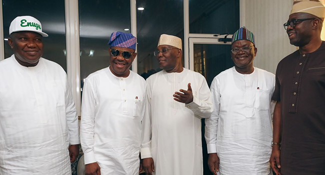 Atiku Meets PDP Governors After Tinubu’s Emergence As APC Presidential Candidate