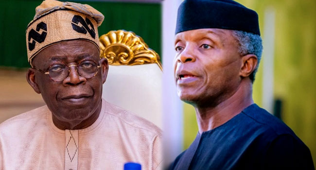 Osinbajo Congratulates Tinubu On His Victory At APC Presidential Primary