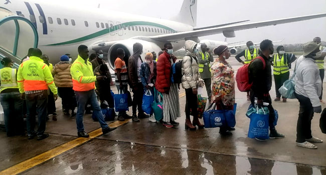 NEMA Receives 178 More Stranded Nigerian Returnees From Libya