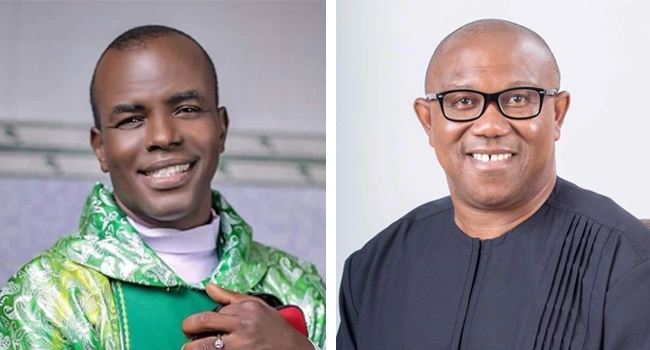 Peter Obi Is A Stingy Man, Cannot Be Our President – Father Mbaka