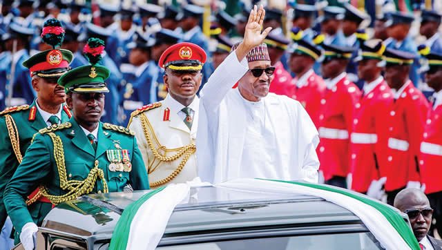 Buhari, Jonathan, Others Attend Democracy Day Parade At Eagles Square