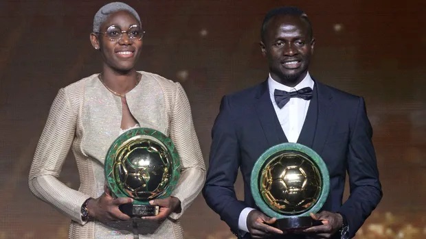 Oshoala wins fifth CAF best player award as Mane retains men’s title