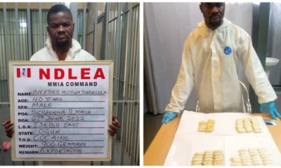 Former Lagos BRT Driver Excretes 90 Pellets Of Cocaine Enroute Dubai