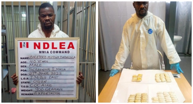 Former Lagos BRT Driver Excretes 90 Pellets Of Cocaine Enroute Dubai