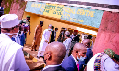 I Am Disappointed With The Intelligence System, Buhari Says After Inspecting Kuje Prison