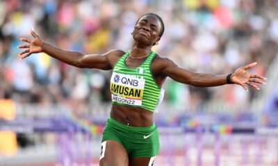 Tobi Amusan Wins Nigeria’s First-Ever World Athletics Championships Gold