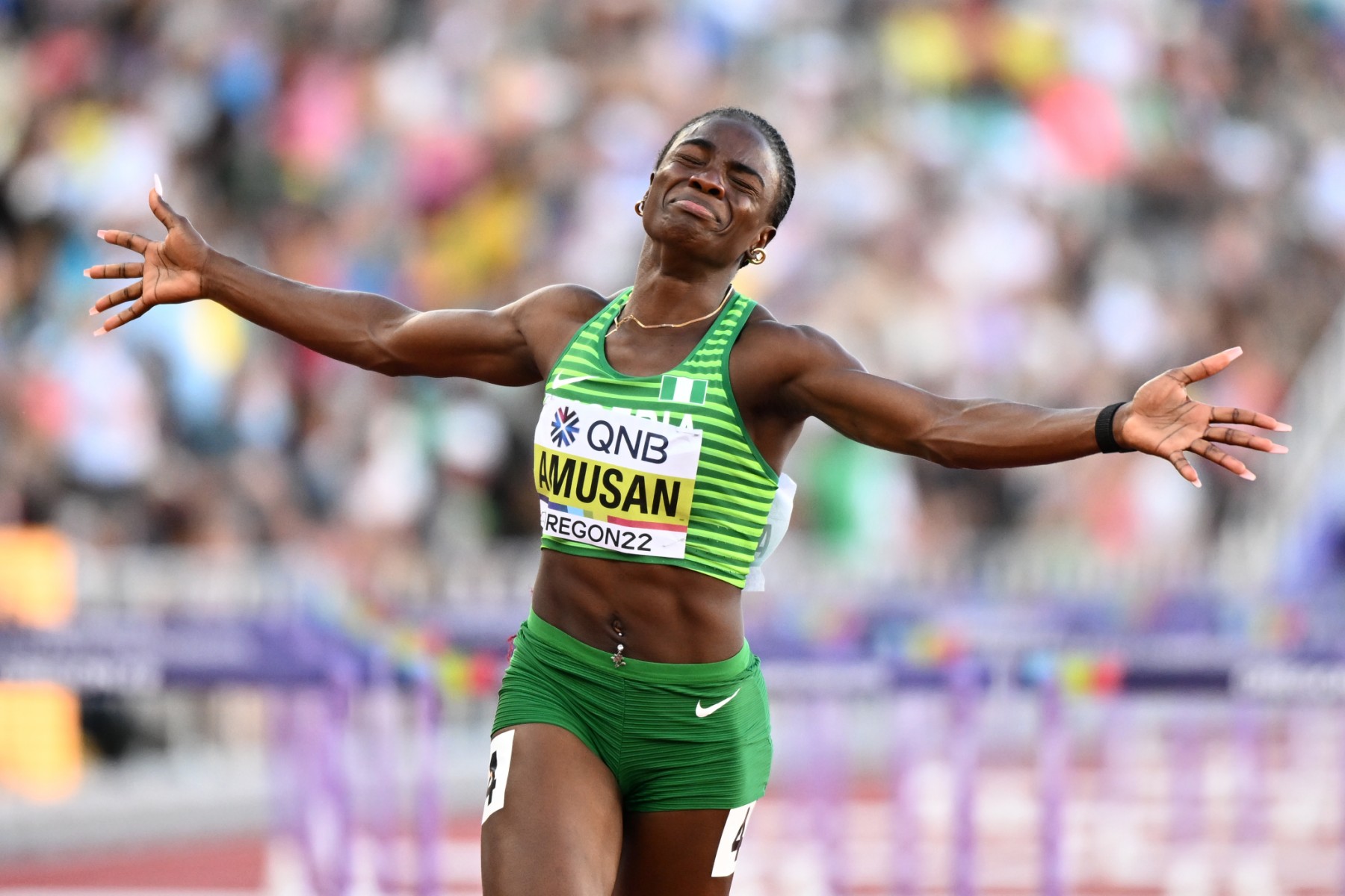 Tobi Amusan Wins Nigeria’s First-Ever World Athletics Championships Gold