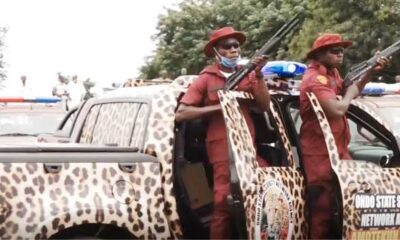 Ondo Amotekun Intercept Over 150 Suspected Invaders Who Hid Under Rice Bags