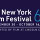 New York Film Festival sets lineup for 60th edition