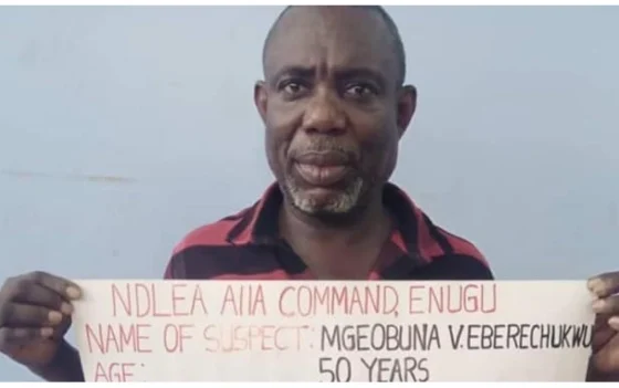 50-Year-Old Man Nabbed With 77 Pellets Of Cocaine In Enugu