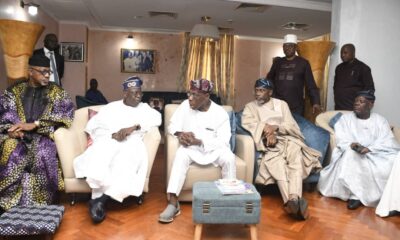 2023: Tinubu, Obasanjo Meet Behind Closed-Doors In Ogun