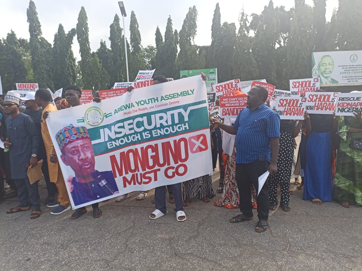 Insecurity: Group protests in Abuja, demands NSA’s removal