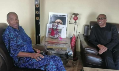Peter Obi visits Femi Kuti, promises issue-based campaign
