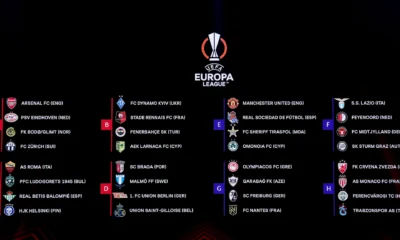 (FULL LIST) Europa League: Man Utd To Face Real Sociedad As Arsenal Draw PSV