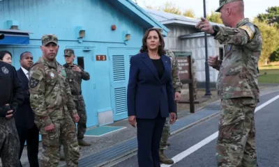 US V.P. Kamala Harris visits DMZ a day after North fires missiles