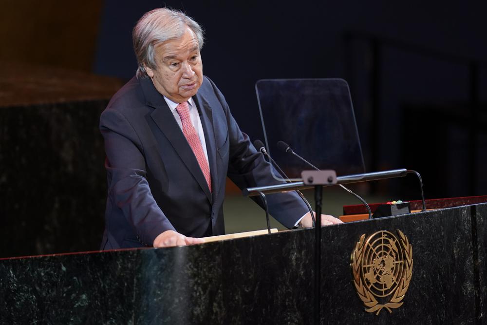 UN chief warns global leaders: The world is in ‘great peril’
