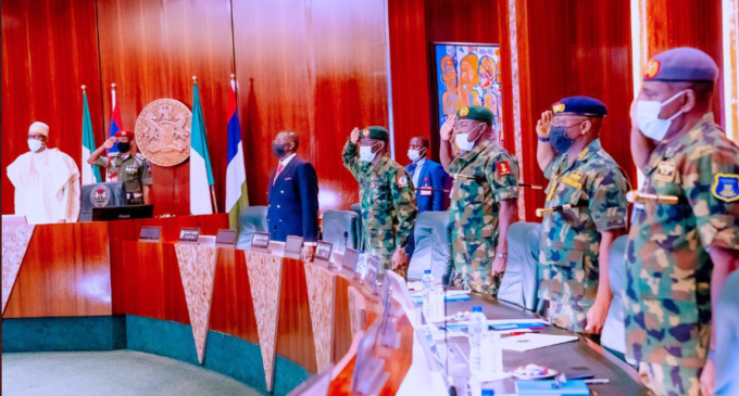 Buhari presides over national security council meeting